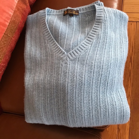 LORO PIANA CASHMERE V NECK SWEATER, MEN’S - Picture 3 of 9